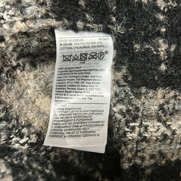 Banana Republic Oversized Italian Boucle Wool Blend Shirt Jacket - Picture 8 of 10